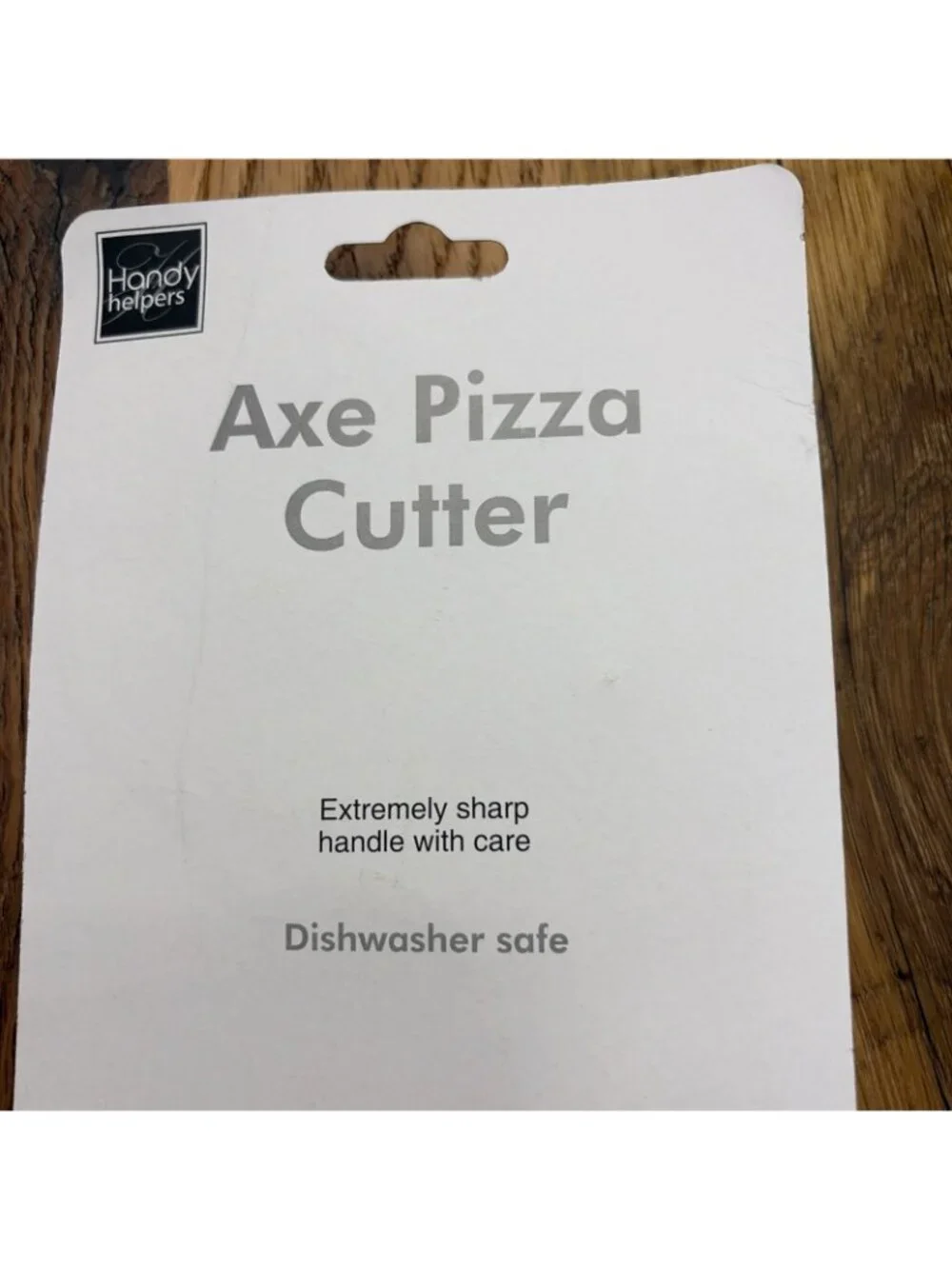 Handy Helpers Axe Shaped Pizza Cutter New Dishwasher Safe